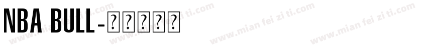 nba bull字体转换